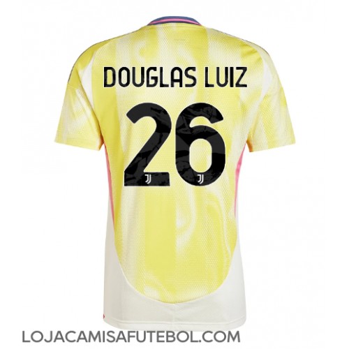 Camisa de Futebol Juventus Douglas Luiz #26 Equipamento Secundário 2024-25 Manga Curta